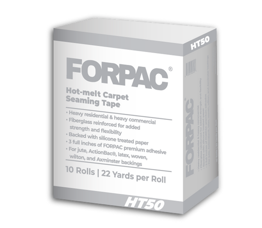 Hot-Melt Carpet Seaming Tape - 22 yards per roll | 10 rolls per box