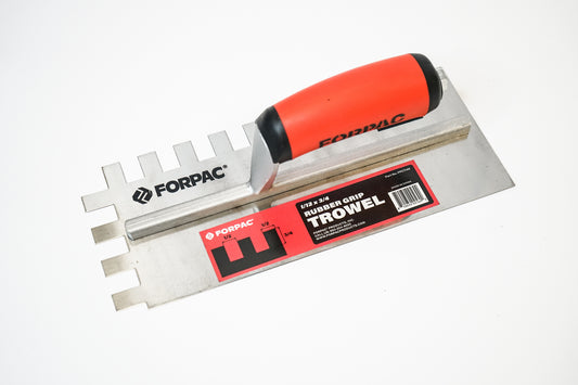 RUBBER GRIP SQUARE  NOTCH TROWEL 1/2 x 3/4