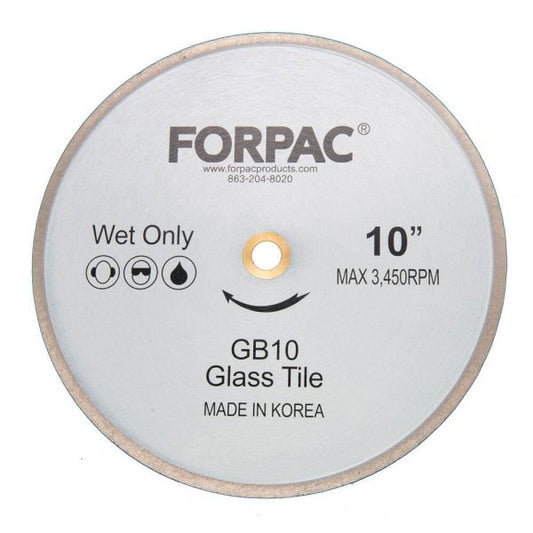 10" Premium Glass Diamond Blades