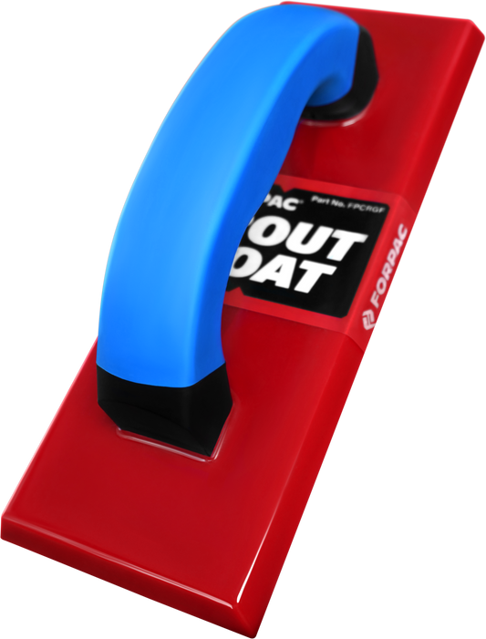 4” X 9” Red Grout Float