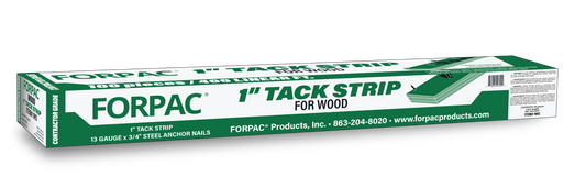 1” TACK STRIP FOR WOOD - 13 GAUGE
