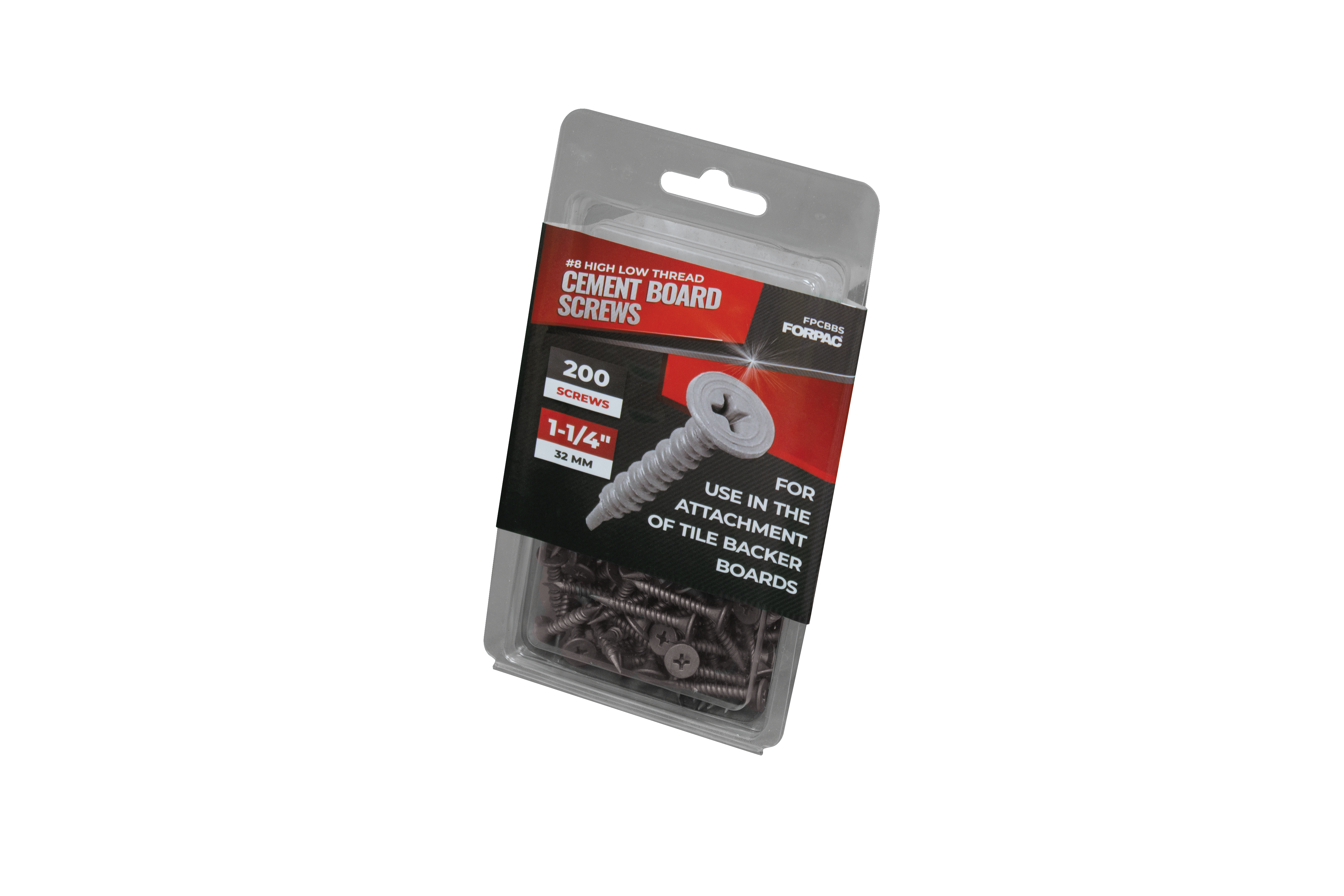 BACKER BOARD SCREWS 1 1/4